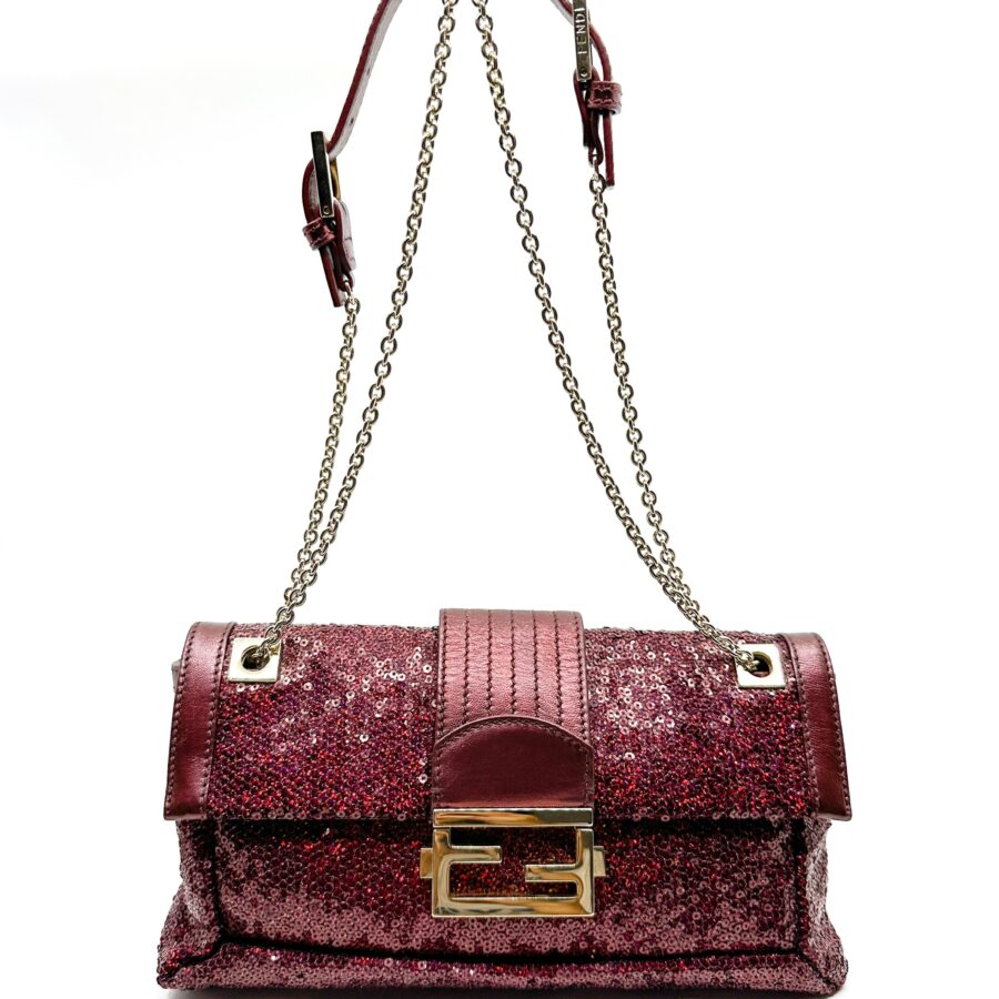 Rare Fendi Baguette in Red Sequin | Studio Nafay