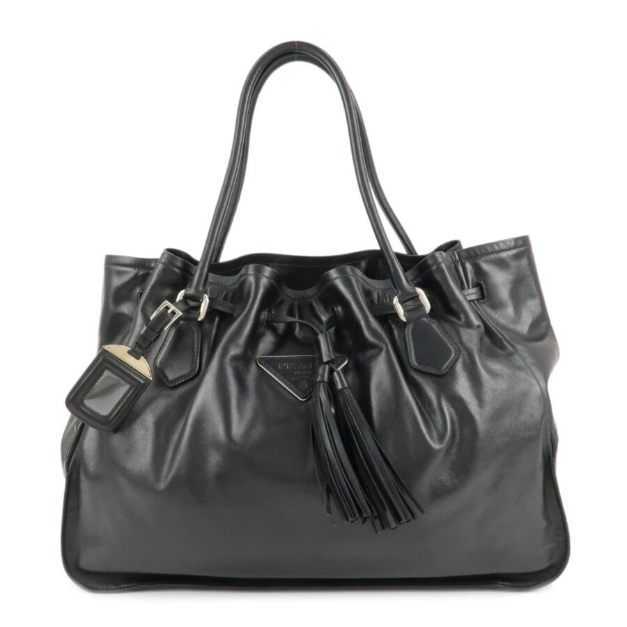 Prada Tote black bag – front view