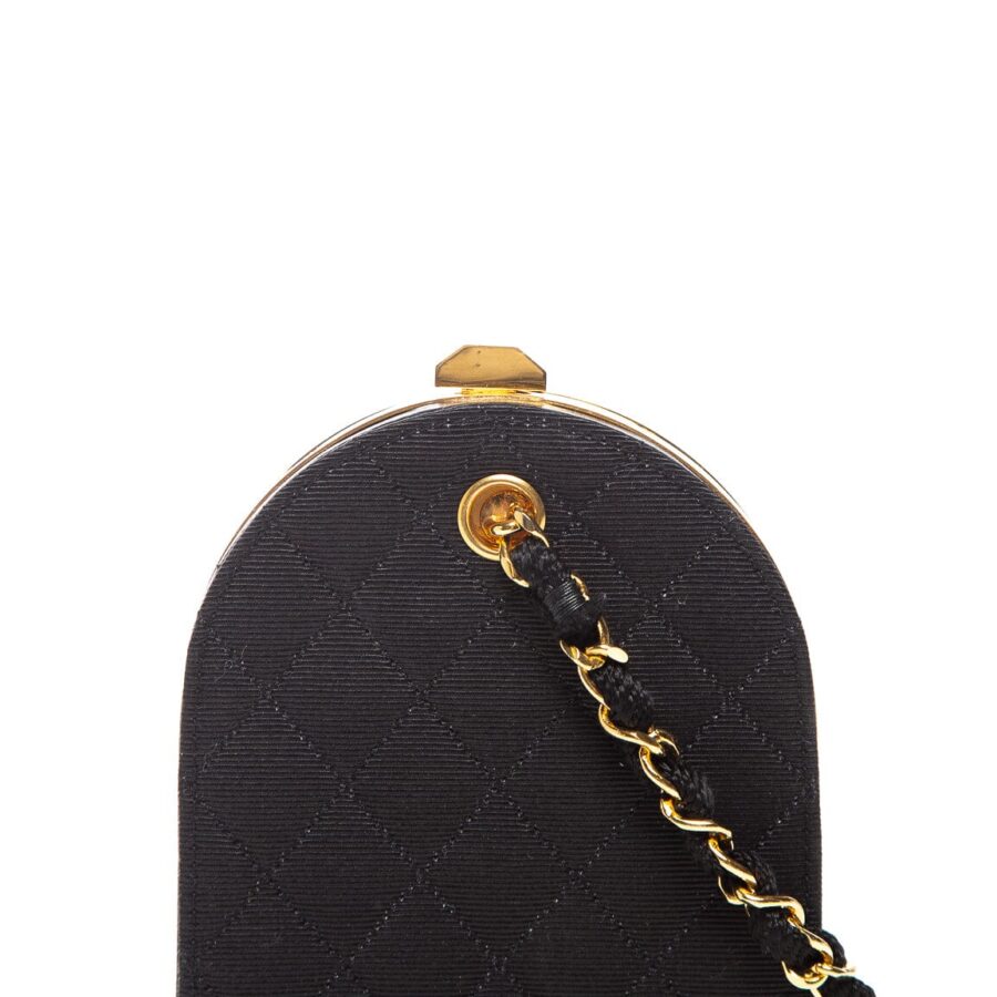 Chanel Clutch black bag – front view