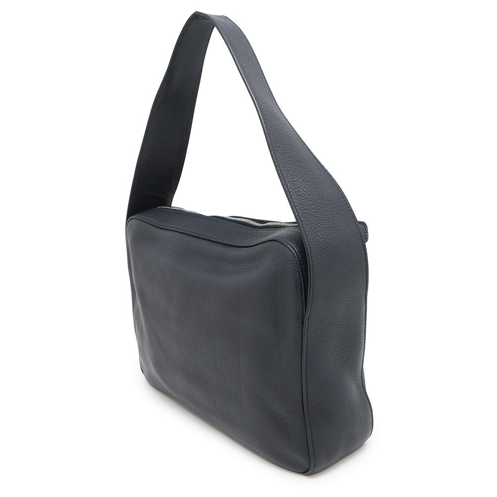 Prada One Shoulder Bag Navy1bc023 Leather