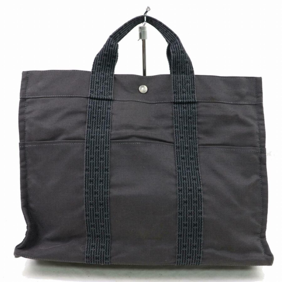 Brand Inspired Hermes Tote Bag Gray Canvas (SHC1-14686) | Studio Nafay