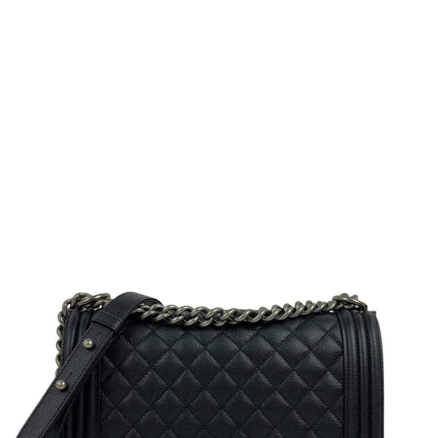 Chanel Boy black bag – front view