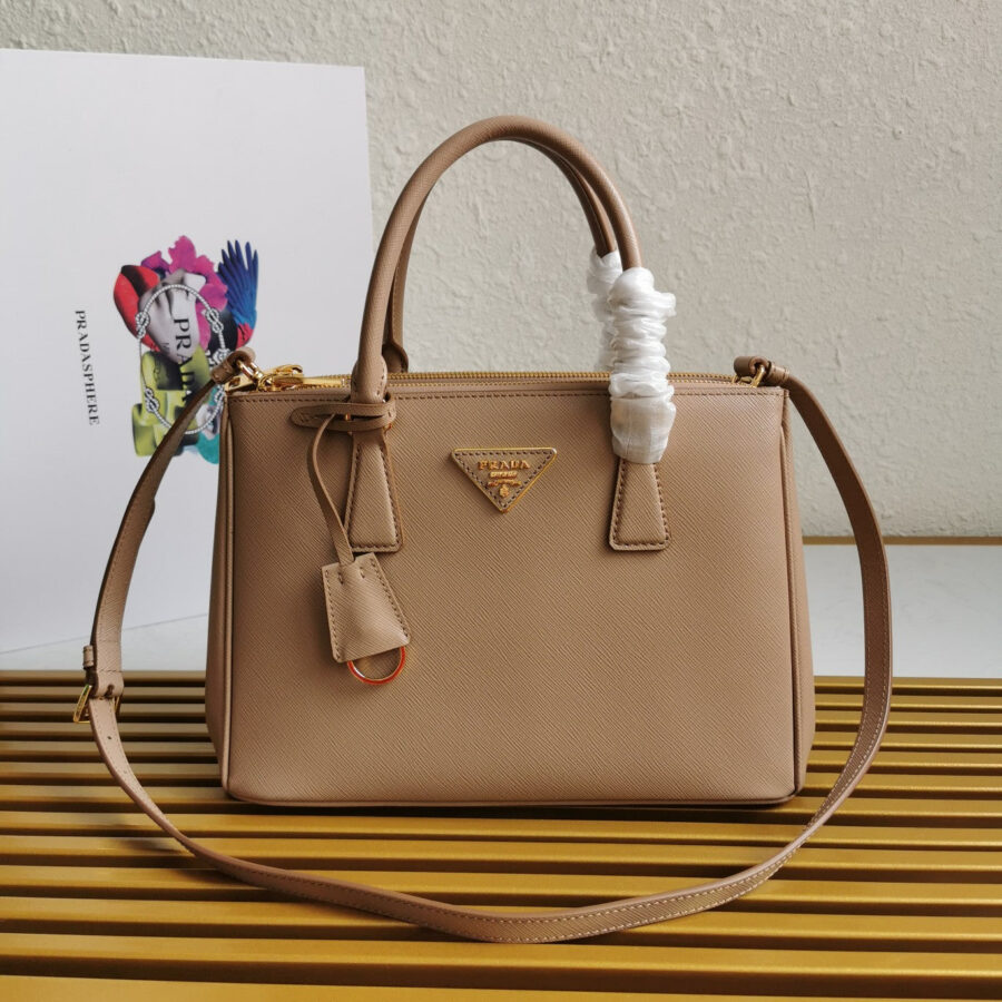 Prada Galleria brown bag – front view