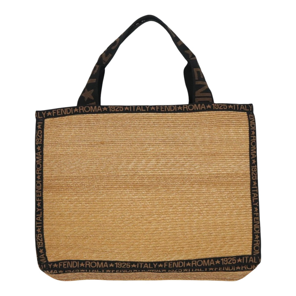 Fendi Beige Wood Tote Bag ()