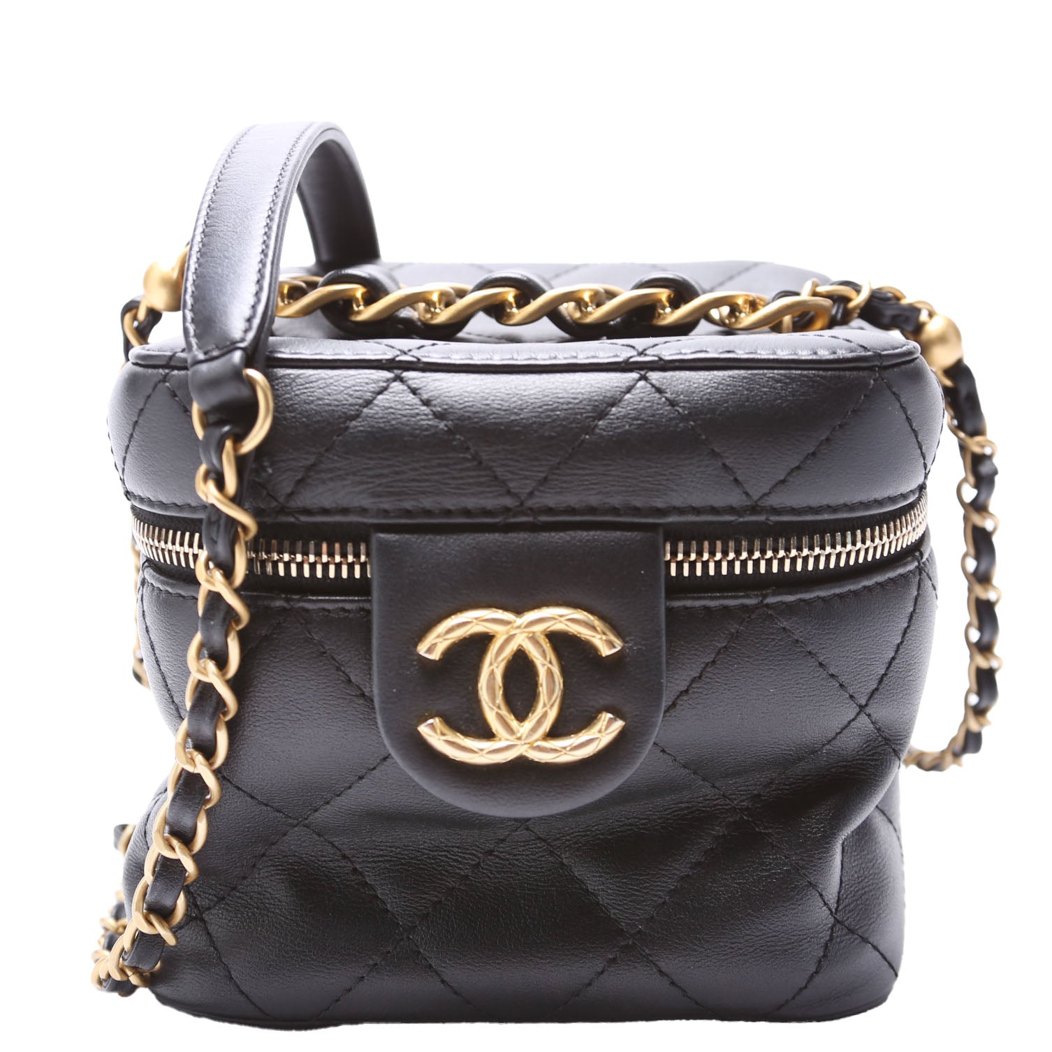 CC Vanity Case Cadeau pour Elle Chaîne Petit RFID