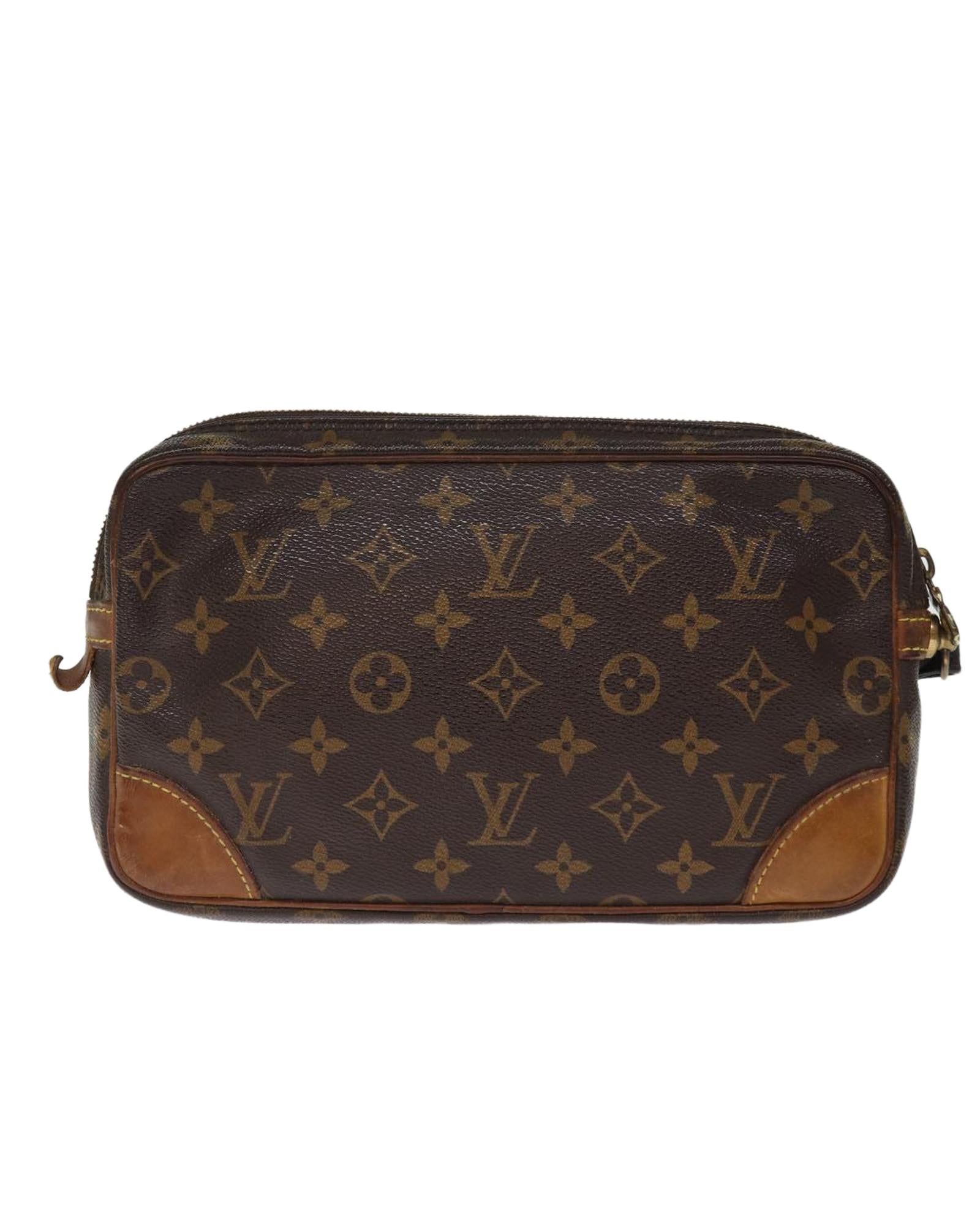 Pochette Voyage Clutch Büro Tasche Braun