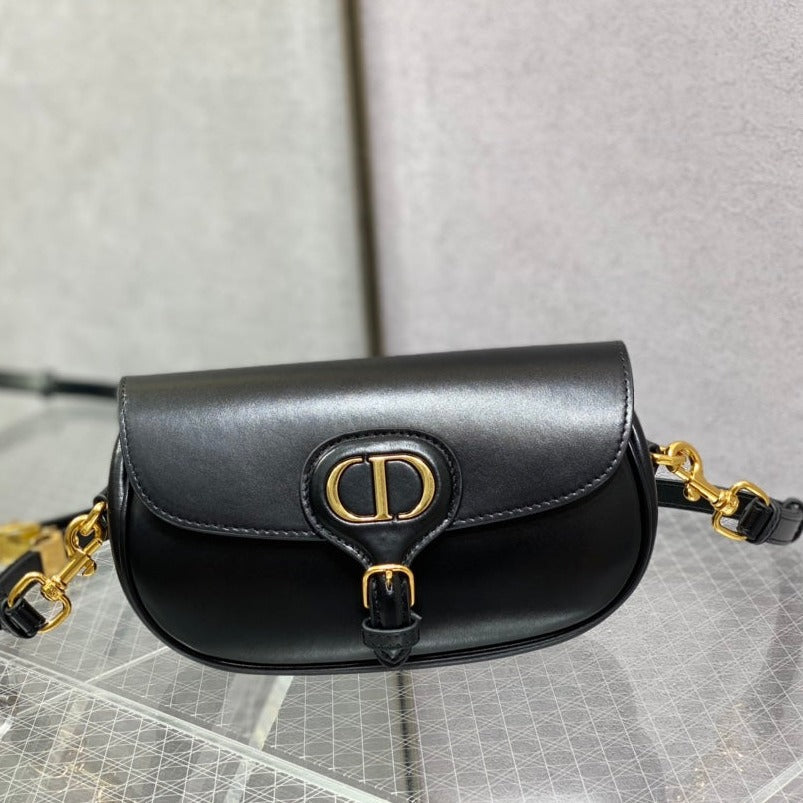 Designer handbag black – front view