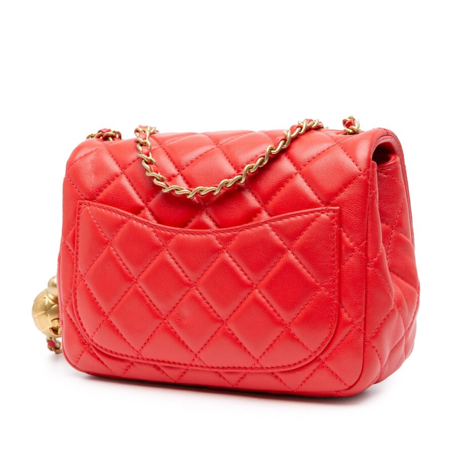 Chanel handbag red – front view