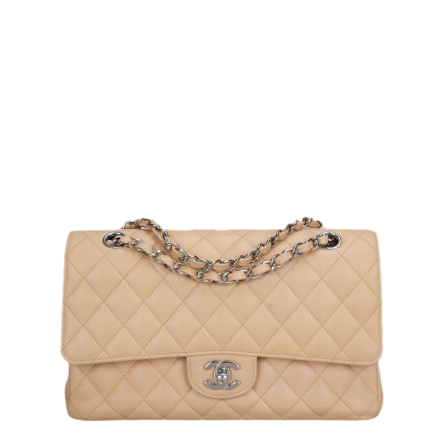 Chanel Flap Bag beige – front view