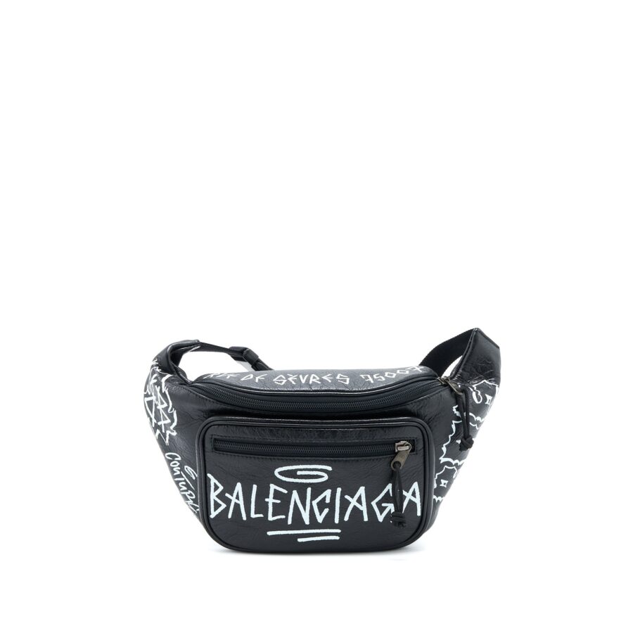 Balenciaga Waist Bag black – front view