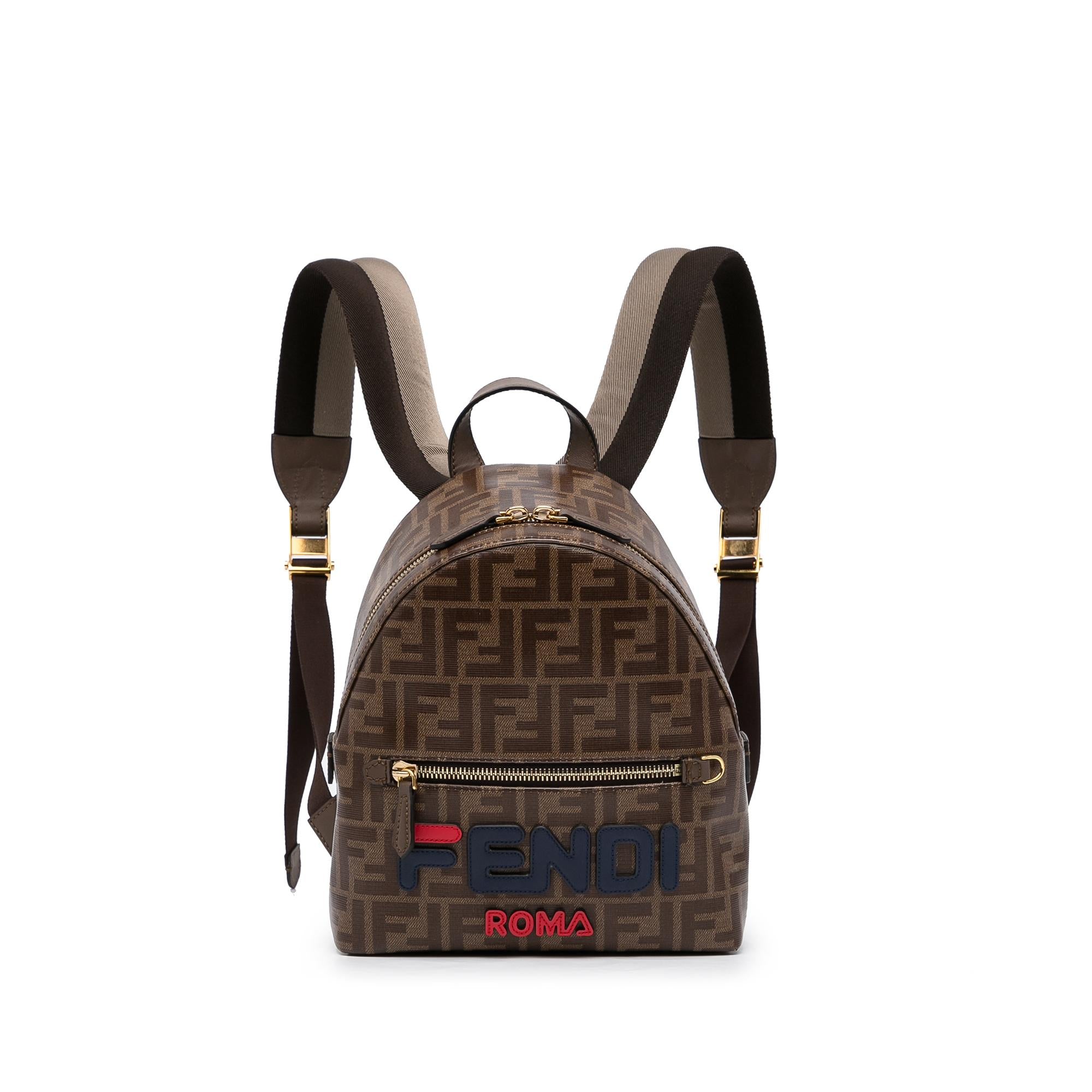 Fendi X Fila Zucca Mania Backpack