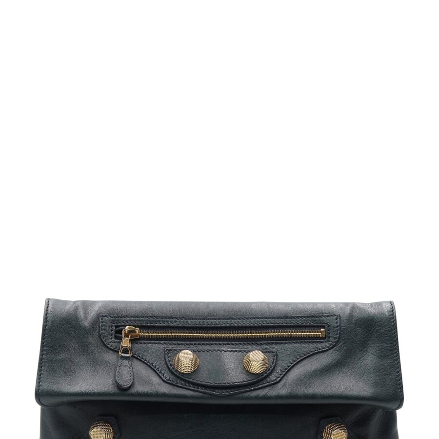 Designer Clutch black bag – front view