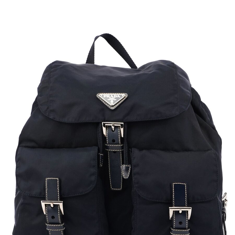 Designer Backpack navy bag – front view